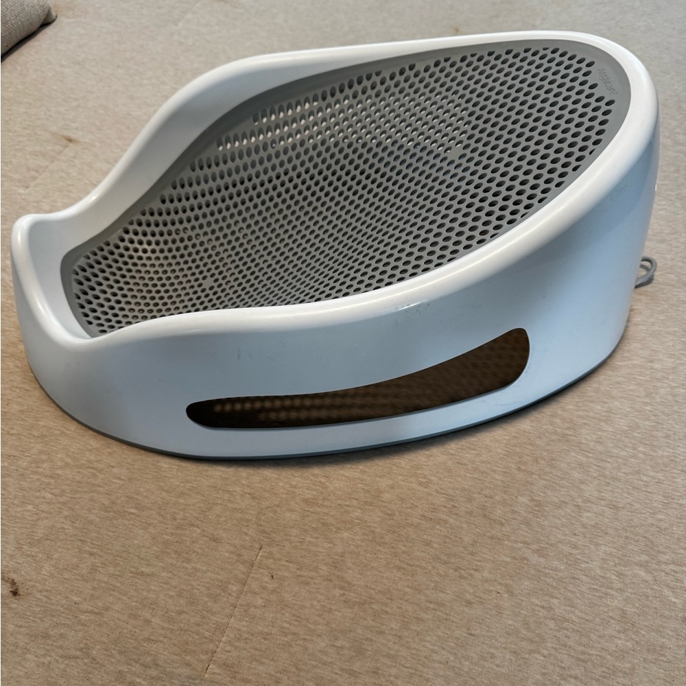 White Baby Bath Support